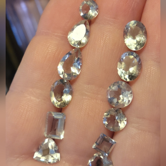 Prasiolite Gemstones 3ctw Total 1-2 Gemstones Madagascar - Picture 4 of 6